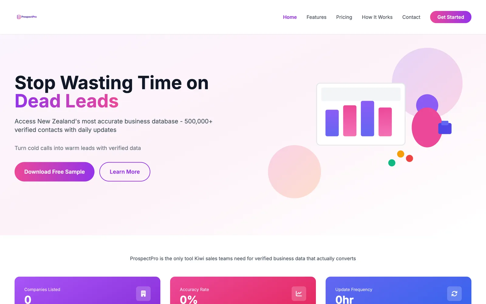 ProspectPro — NZ business contact database web app